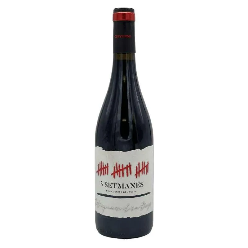 3 Setmanes Negre 75 cl — Frontal