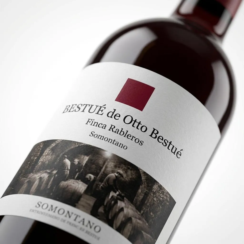Bestué Finca Rableros 75 cl — Label