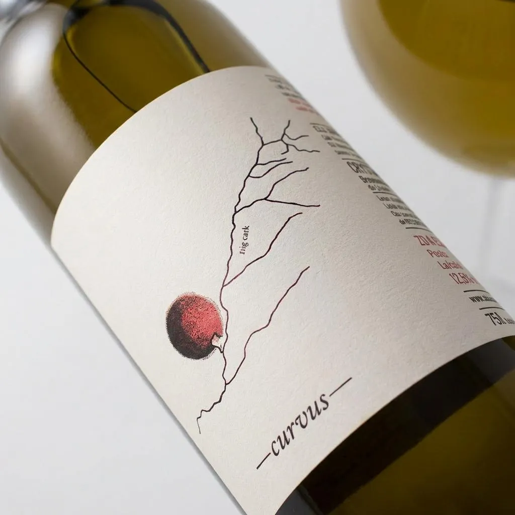 Curvus Blanc 75 cl — Label