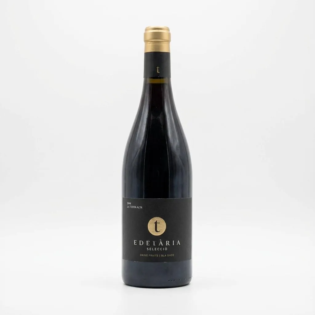Edetària Selecció Negre 70cl — Frontal