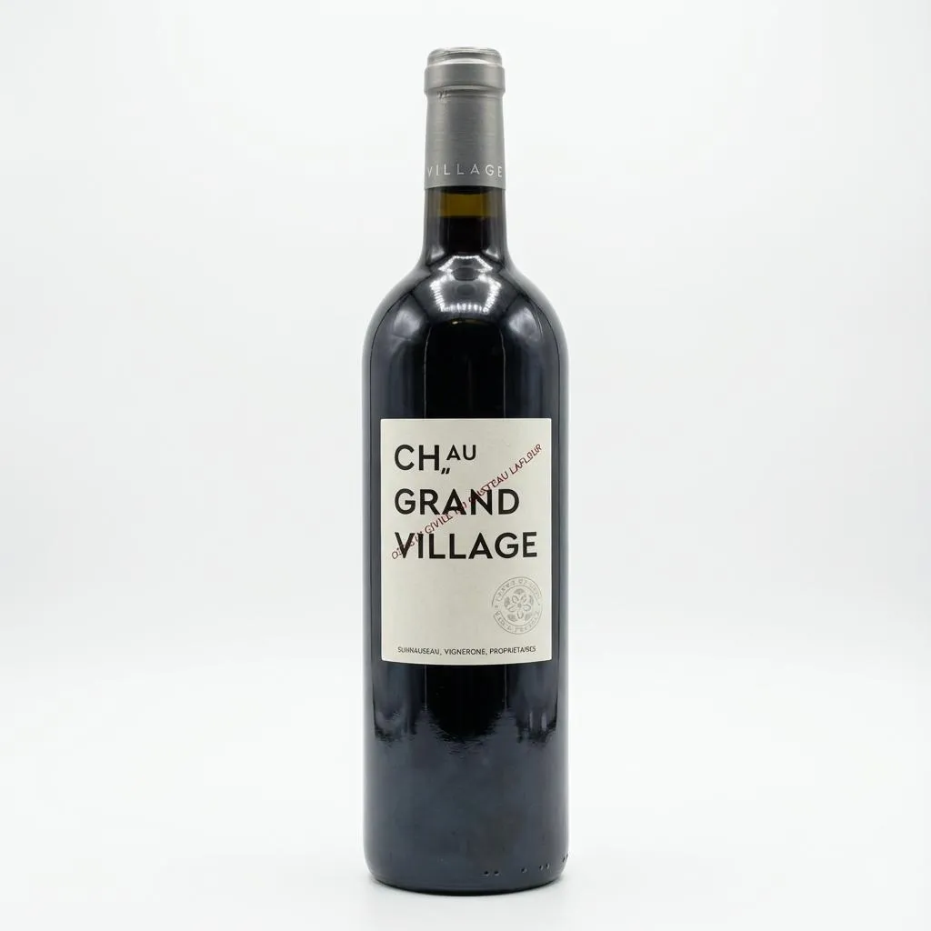 Grand Village Rouge 75 cl. — Frontal