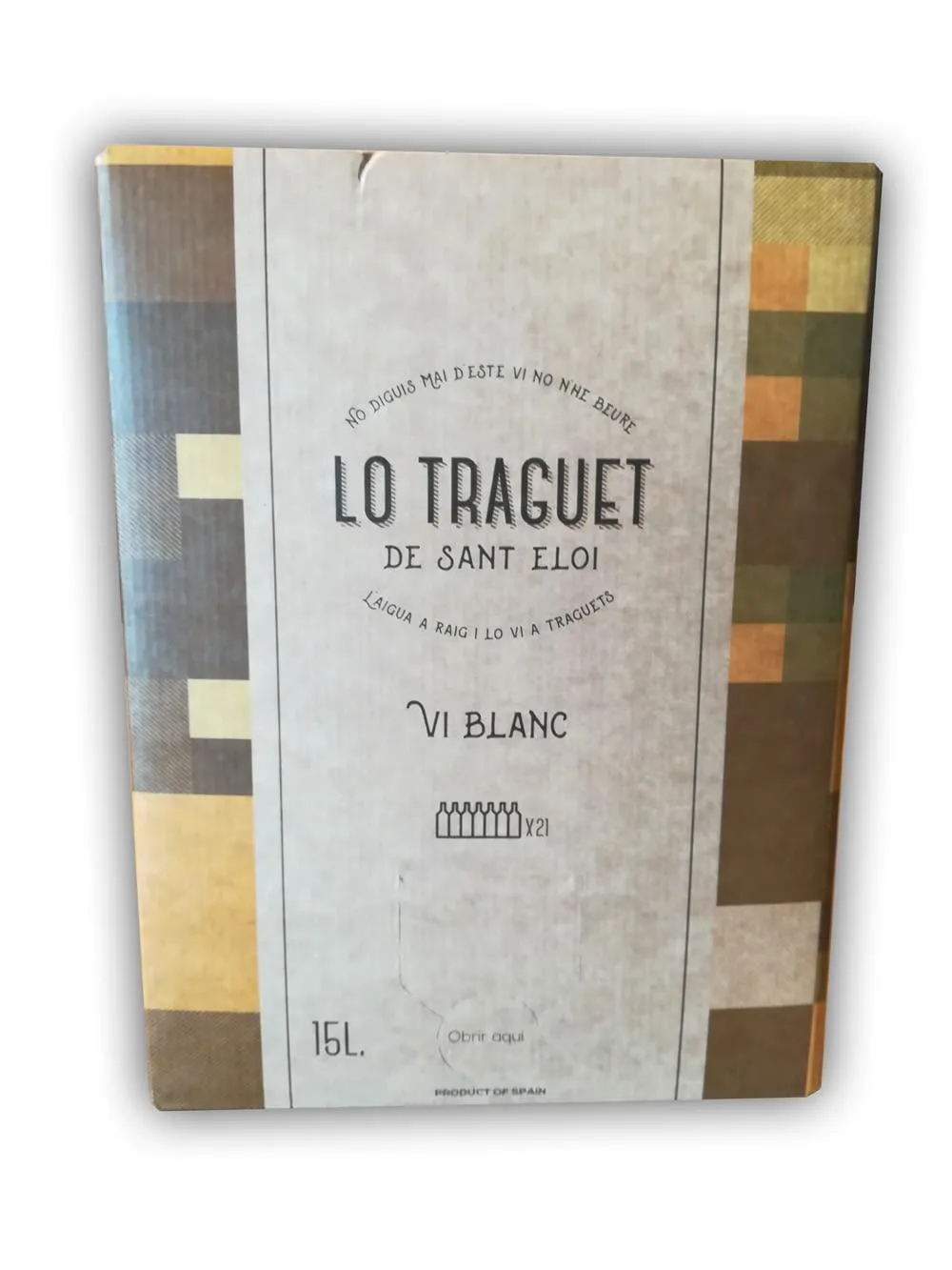 Lo Traguet Blanc 11º Bag in Box 15 lt — Default Image