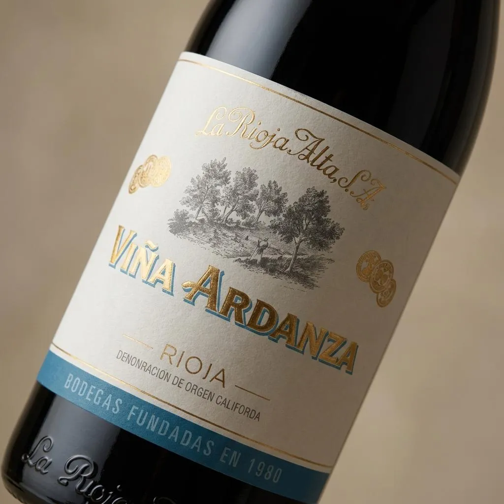 Viña Ardanza Reserva 75 cl. — Label
