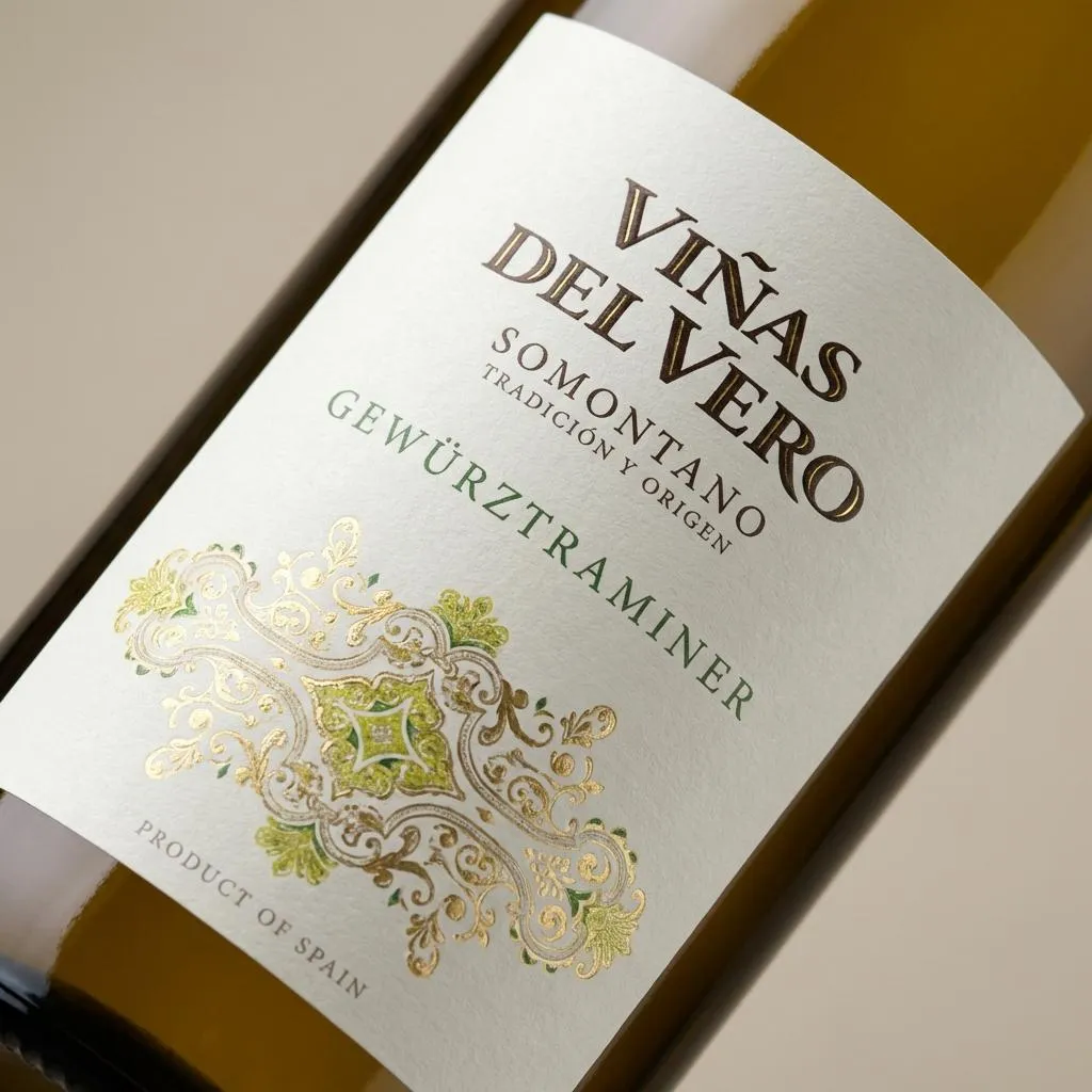 Viñas del Vero Gewürztraminer — Label