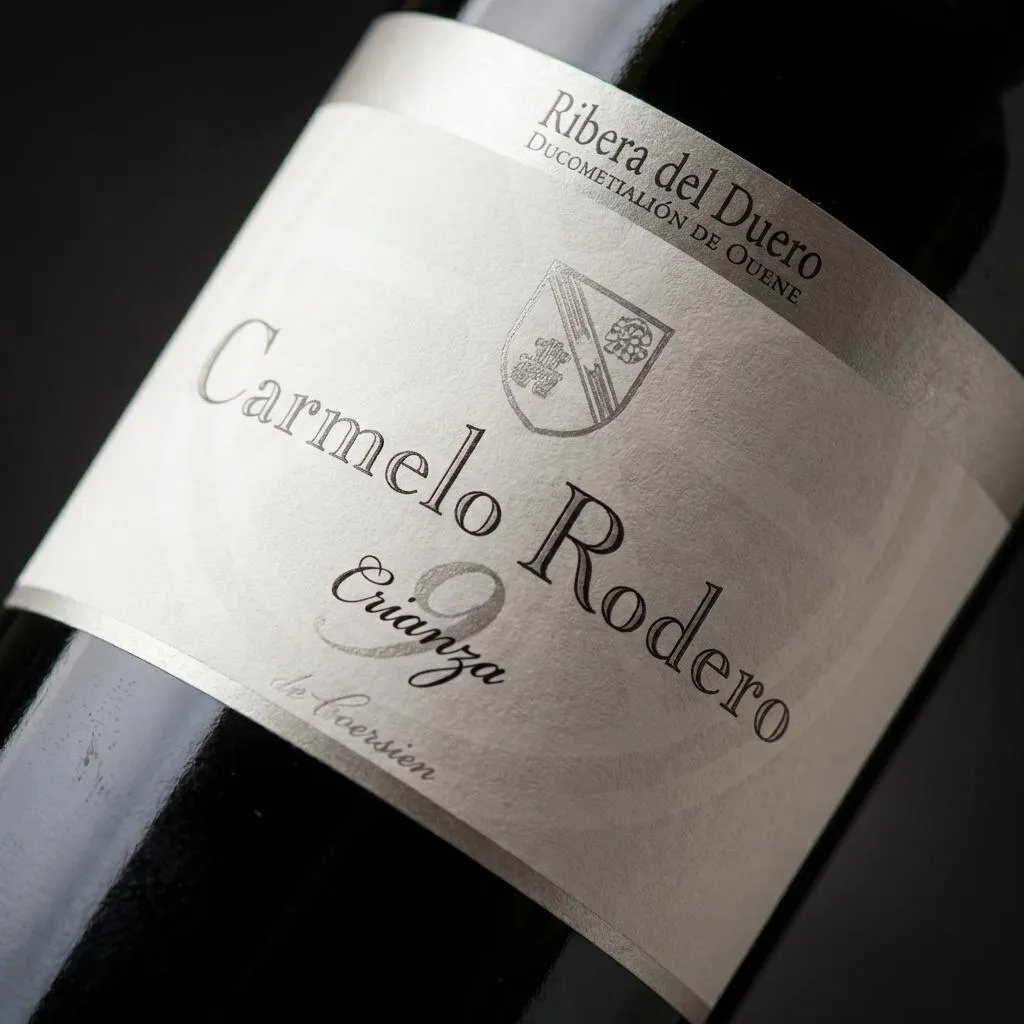 Carmelo Rodero Roure 9 mesos Negre 75 cl — Label