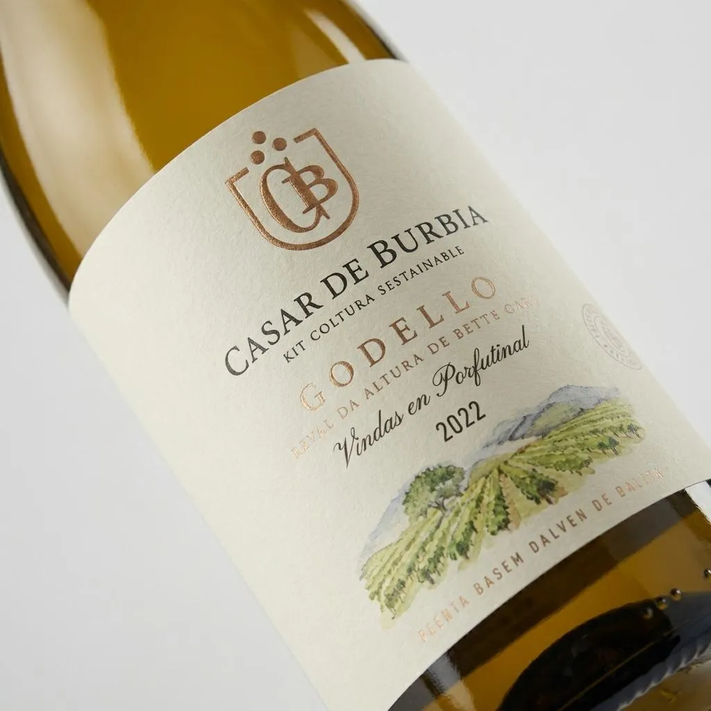 Casar de Burbia Godello 75 cl. — Label