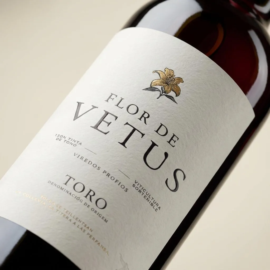Flor de Vetus 75cl — Label