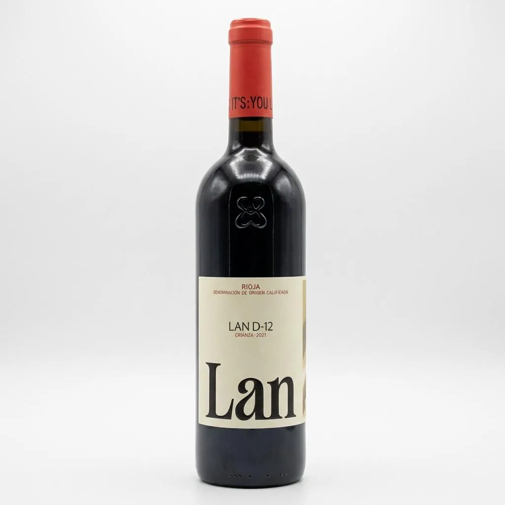 LAN D-12 TINTO CRIANZA 75 cl — Frontal