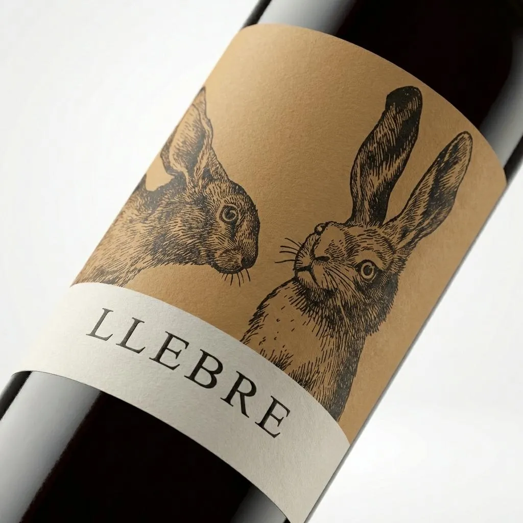 Llebre Negre 75 cl — Label