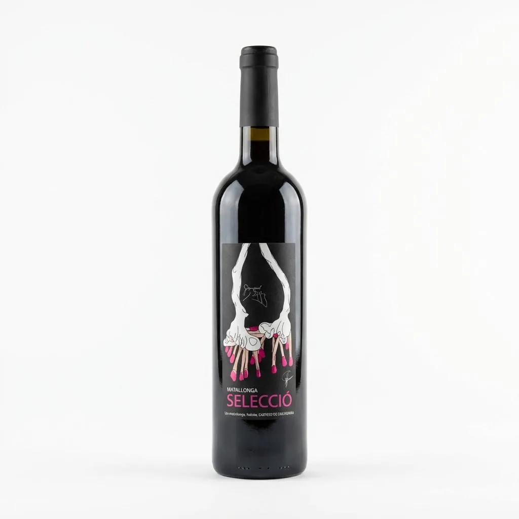 Matallonga selecció negre 75 cl — Frontal