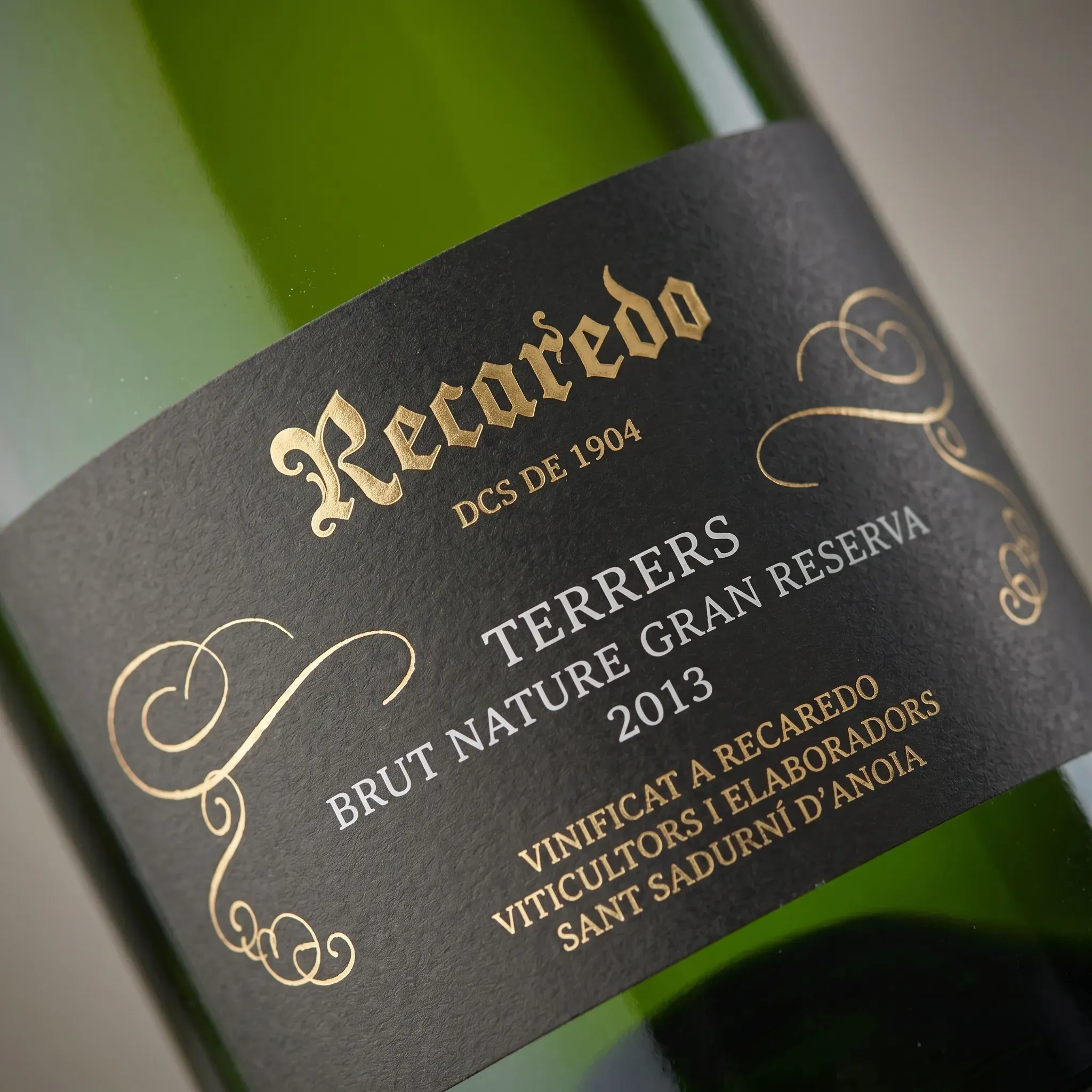 Recaredo Terrers Brut Nature  75 cl — Label